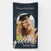 Cartel de graduación de foto de la Marina Boho Pam