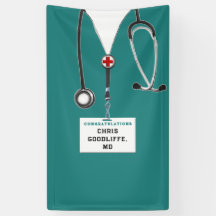 Cartel de graduación de la Escuela de Medicina