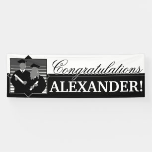 Lona Cartel de graduación de personalizable Felicitacio