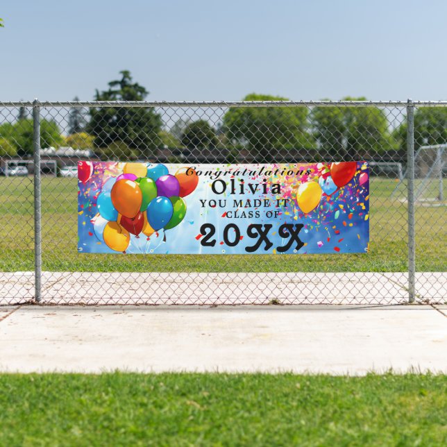 Lona Cartel de graduación, Personalizado de Graduación (In situ)