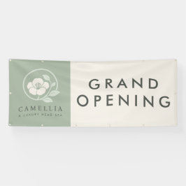 Lona Cartel de Gran Inauguración de Spa de Cabeza Perso