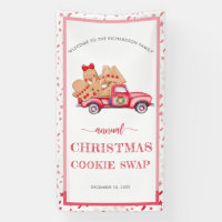 Cartel de intercambio de galletas Gingerbread del 