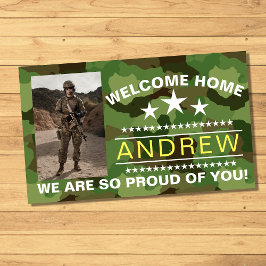 Lona Cartel de la Casa de Bienvenida Militar - Guardia 