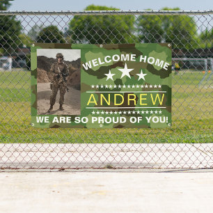 Lona Cartel de la Casa de Bienvenida Militar - Guardia 