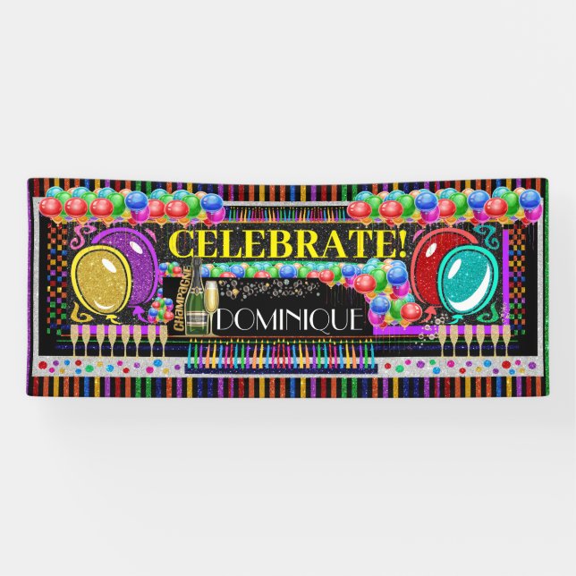 Lona Cartel de la CELEBRACIÓN de 6 pies (Horizontal)