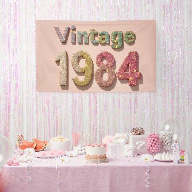 Lona Cartel de la época 1984: Recuerdos que ensucian (Fiesta)