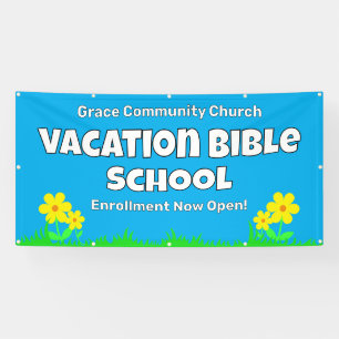 Lona Cartel de la escuela de personalizado vacacional d