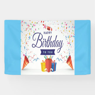 Lona Cartel de la fiesta de cumpleaños