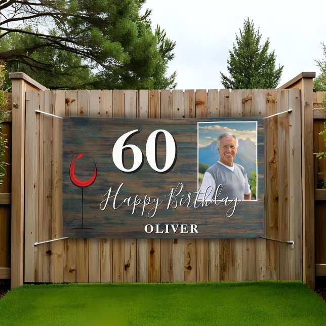 Lona Cartel de la fiesta de cumpleaños número 60 de Rus (Subido por el creador)