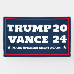 Lona Cartel de la policía para Trump Vance 2024