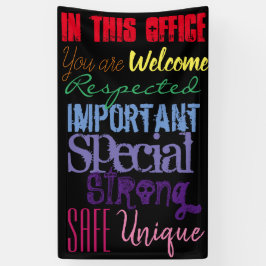 Lona Cartel de la puerta de arco iris Inspiradora motiv
