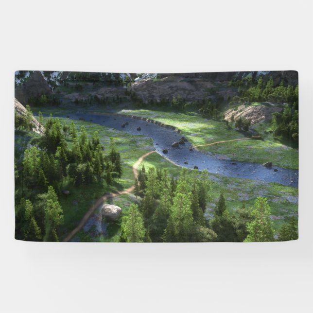 Lona Cartel de la soledad de Cwm (Horizontal)