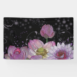 Lona Cartel de loto místico de 3' x 5'