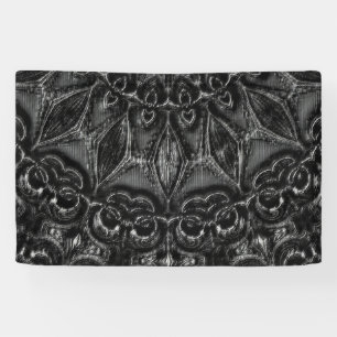 Lona Cartel de Mandala en carbón vegetal