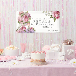 Lona Cartel de Petals y Prosecco