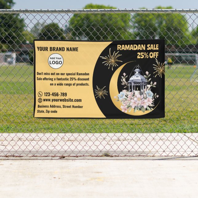 Lona Cartel de Ramadán para la Invitación de venta (In situ)