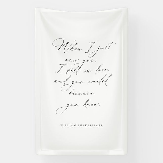Lona Cartel de Señalización de Cita Romántica de Boda (Vertical)