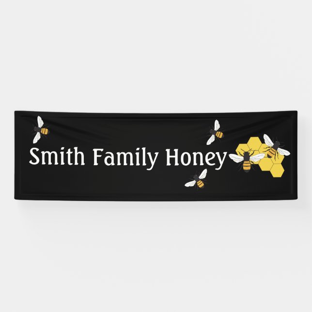 Lona Cartel de ventas de Honey Beekeeper (Horizontal)