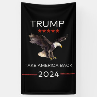 Lona Cartel de vinilo de Trump: Recuperar a Estados Uni