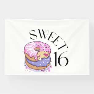 Lona Cartel de Vinilo Sweet 16 4x6