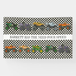 Lona Cartel de Vinyl de cumpleaños de la concentración 