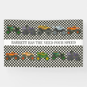 Lona Cartel de Vinyl de cumpleaños de la concentración 