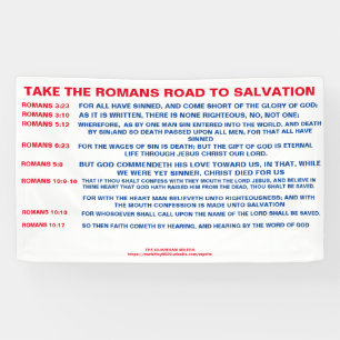 Lona Cartel del Camino Romano a la Salvación