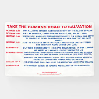 Lona Cartel del Camino Romano a la Salvación