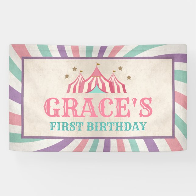 Lona Cartel del Carnaval, cartel del circo del carnaval (Horizontal)