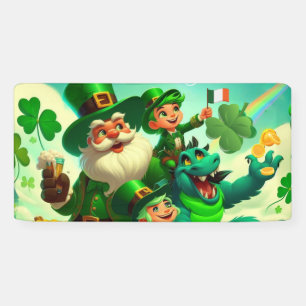 Lona Cartel del Día de Feliz San Patricio