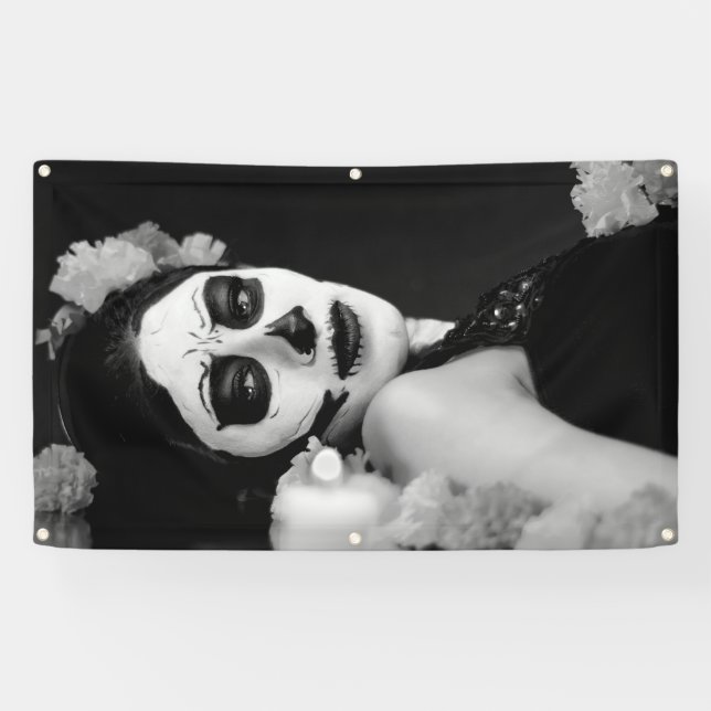 Lona Cartel del DÍA DE LA MUERTE (Horizontal)
