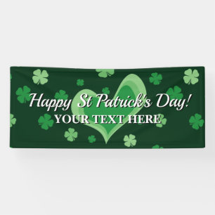 Lona Cartel del fiesta del Feliz Día de San Patricio co