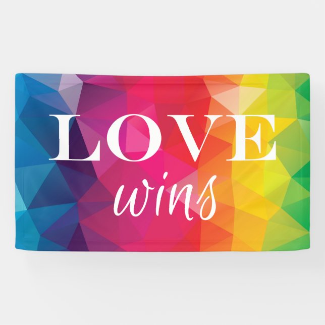 Lona Cartel del Orgullo - 'El amor gana' (Horizontal)