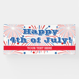 Lona Cartel del personalizado del fiesta de los fuegos 