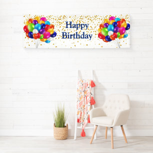 Lona Cartel en la puerta del cumpleaños