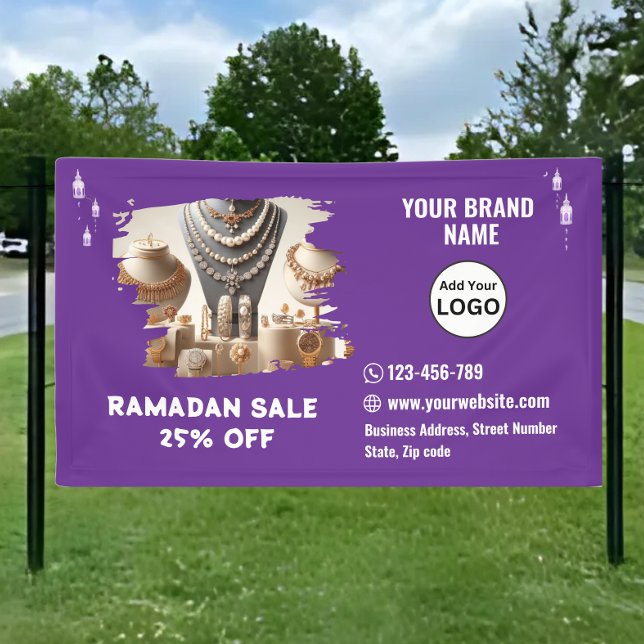 Lona Cartel morado de Ramadán en venta (Subido por el creador)