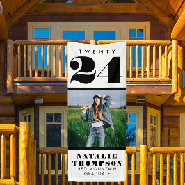 Lona Cartel personalizado de la fiesta de graduación al