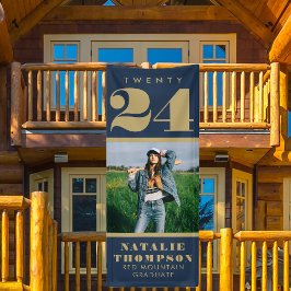 Lona Cartel personalizado de la fiesta de graduación al