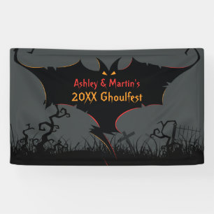 Lona Cartel personalizado de la fiesta de Halloween asu