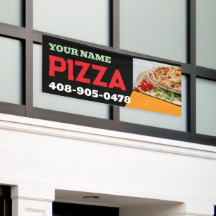 Lona Cartel personalizado de pizzería