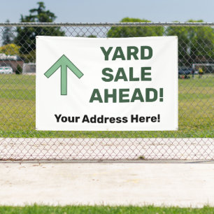 Lona Cartel personalizado de VENTA EN EL JARDÍN