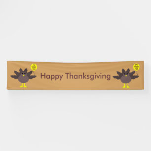 Lona Cartel personalizado del Día de Acción de Gracias 