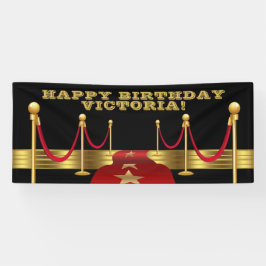 Lona Carteles de Cumpleaños de Hollywood