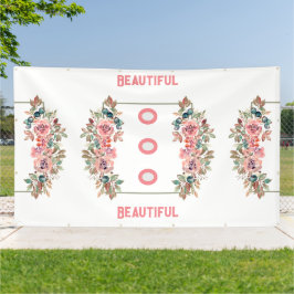 Lona Carteles de texto personalizados y hermosos para b