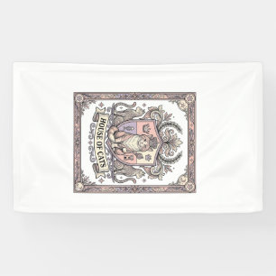 Lona Casa De Gatos Heráldica De Gatos Escudo De Armas V