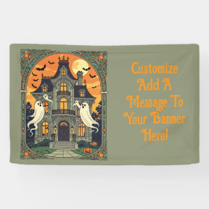 Lona Casa embrujada - Creciente espeluznante