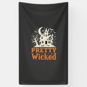 Lona Casa Embrujada de Halloween Pretty Wicked_1