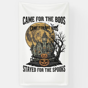 Lona Casa Embrujada Halloween Grabado Antiguo Spooky T