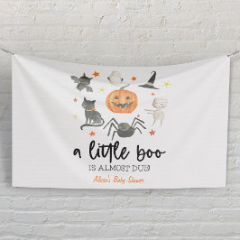 Lona ¡Casi Se Debe Un Pequeño Boo! Halloween de Baby Sh