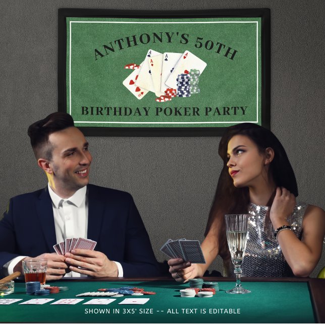 Lona Casino Birday Party Poker Vegas (Subido por el creador)